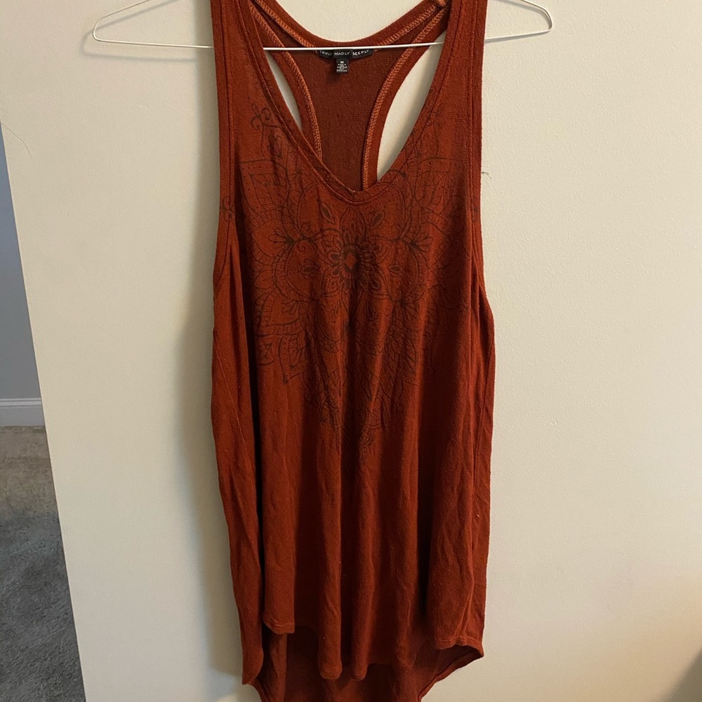 Urban Outfitters Burnt Orange Tshirt Dress